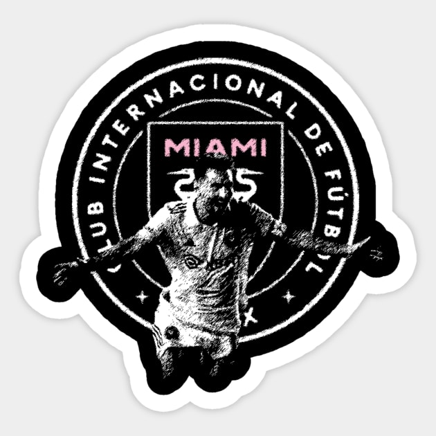 Messi Inter Miami CF Sticker by ArcaNexus